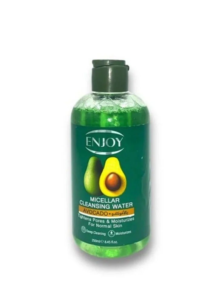 ENJOY Micellar Water, Make-Up Remover And Skin Cleanser With Avocado 250 ml 