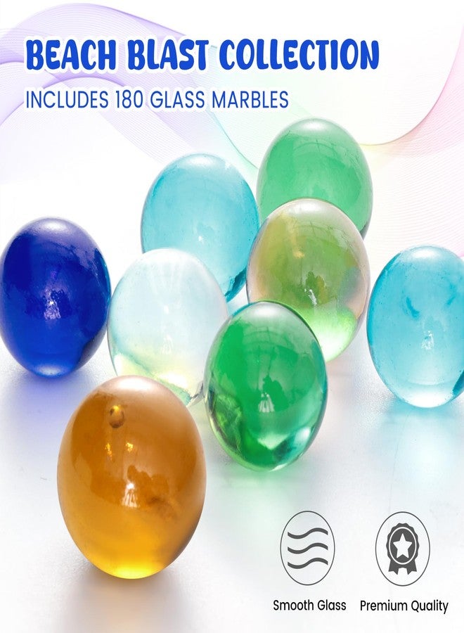 3 otters 180PCS Marbles Bulk, Marbles Game for Kids, 7 Color, Party Favors - Image 4