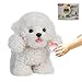 CU-MATE CUMATE 12 Electric Plush Poodle Dog Toys Electronic Stuffed Animal Dog Toy Interactive Wuffy Robot Puppy Walking Talking Barking Wagging Tail Gifts for Boys and Girls - Image 2