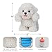 CU-MATE CUMATE 12 Electric Plush Poodle Dog Toys Electronic Stuffed Animal Dog Toy Interactive Wuffy Robot Puppy Walking Talking Barking Wagging Tail Gifts for Boys and Girls - Image 4