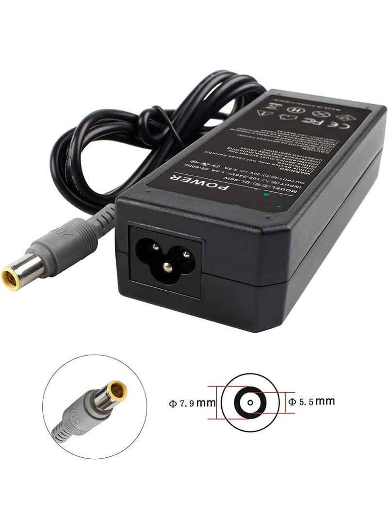Zexen 20V 4.5A 90W Laptop Charger for LENOVO Thinkpad IdeaPad Notebook Computer PC Power Cord Supply Lead AC Adapter t410 t420 t430 x220 series Connector:7.9 x 5.5mm - Image 2
