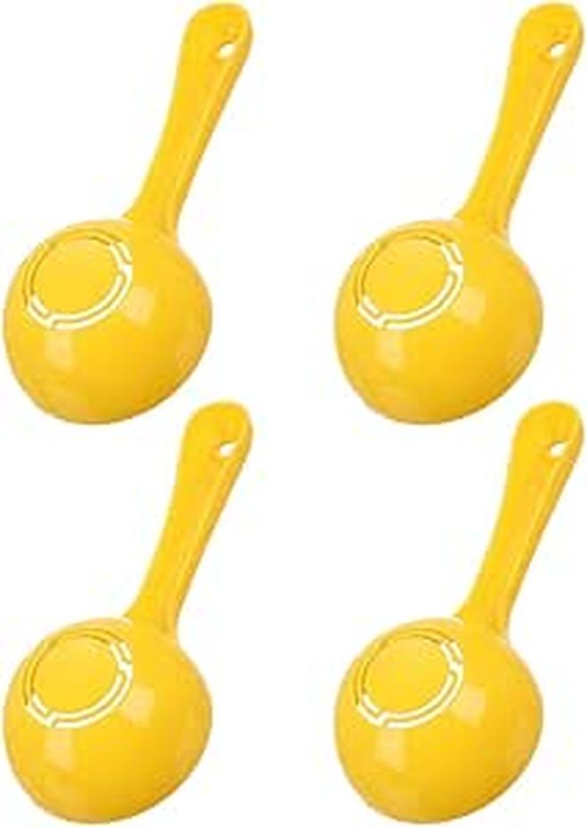4 Pack Non Stick Rice Scooper Spoons With Hanging Hole Semicircular Kitchen Serving Utensils - Image 1