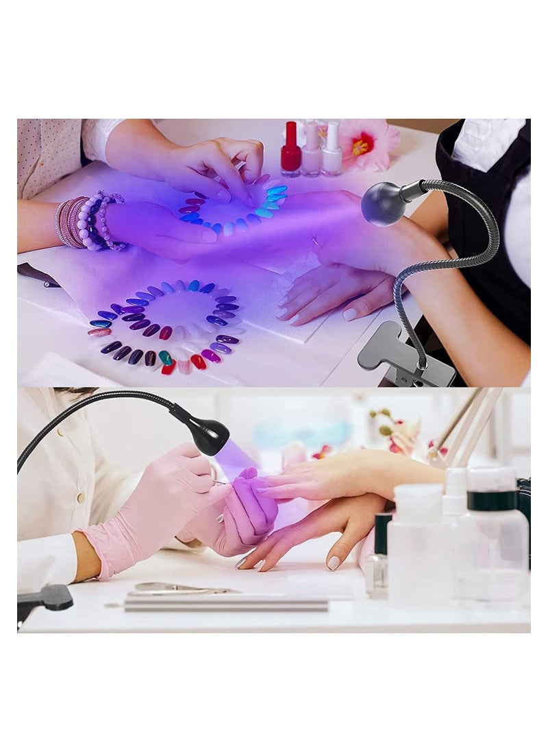 General 3W UV Nail Lamp Hands Free Gel LED Nail Dryer Nail Polish Curing Lamps Rotated With Fixed Clip For Gel Nails  - Image 2