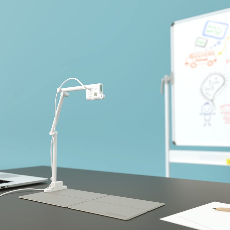 OKIOLABS OKIOCAM S-4K 8MP Document Camera and Webcam 2-in-1 with OKIOPoint Smart Visual Pointer, Document Camera for Teachers, Compatible w PC, Mac, Chromebooks - Image 4