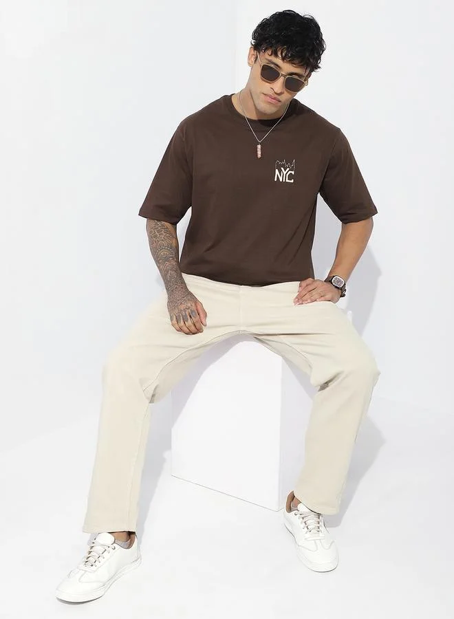 Difference of Opinion Men Oversized Short Sleeve Printed T-Shirt