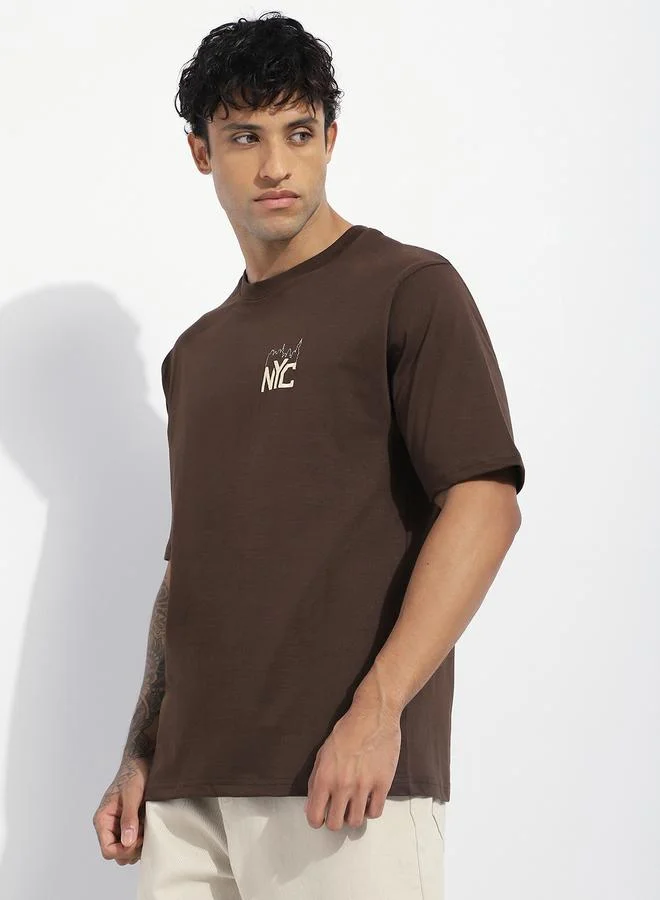 Difference of Opinion Men Oversized Short Sleeve Printed T-Shirt