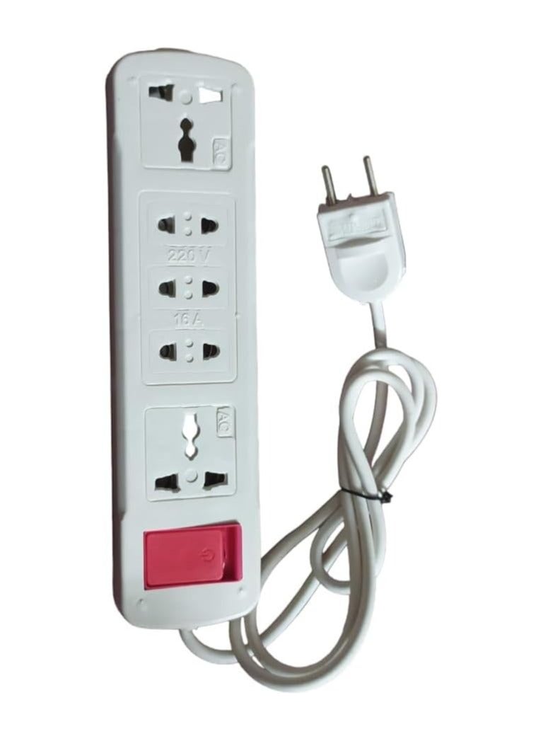 5-pin socket with switch and wire - 2 three-prong plugs and 3 regular plugs - 10 amps - Egyptian Computer - Image 2