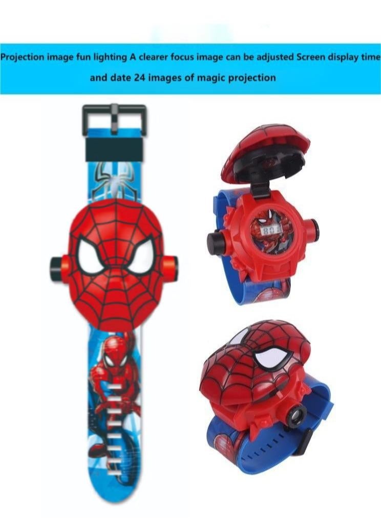 Spider Man Projection Watch Light Up Toy Gift for Children  - Image 3