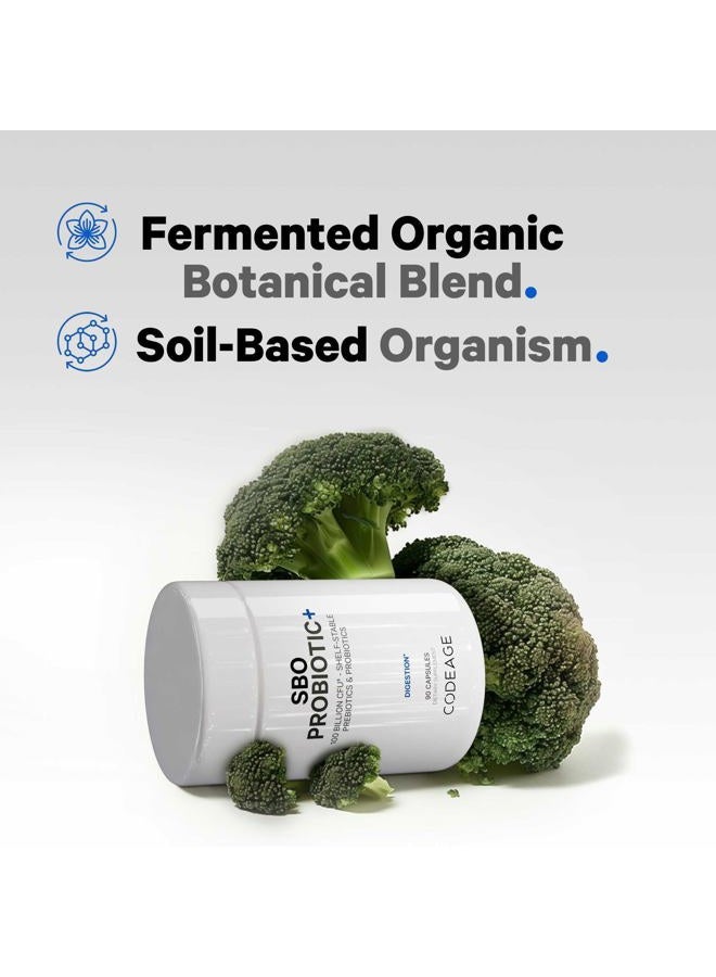 Codeage SBO Probiotics, 100 Billion CFUs Per Serving, Multi Strain Soil Based Organisms Blend and Organic Fermented Botanical Blend, Shelf-Stable, 90 Capsules - Image 5