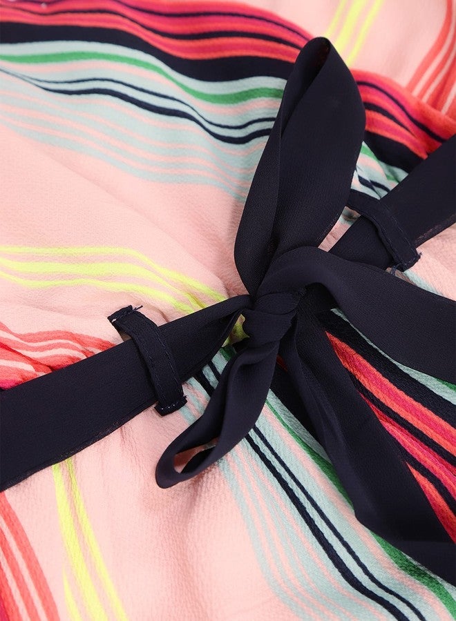 Nautinati nauti nati Stripes Printed Jumpsuits | V Neck Jumpsuits for Girls | Sleevelss Jumpsuits for Girls - Image 3