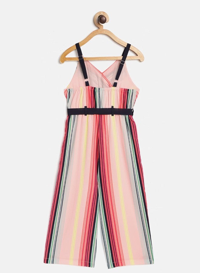 Nautinati nauti nati Stripes Printed Jumpsuits | V Neck Jumpsuits for Girls | Sleevelss Jumpsuits for Girls - Image 2