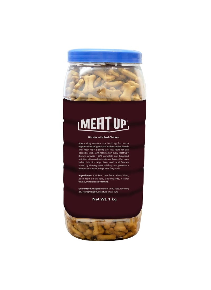Meatup Dog Biscuits Mutton (Buy 1 Get 1) 2 x 1 Kg - Image 2