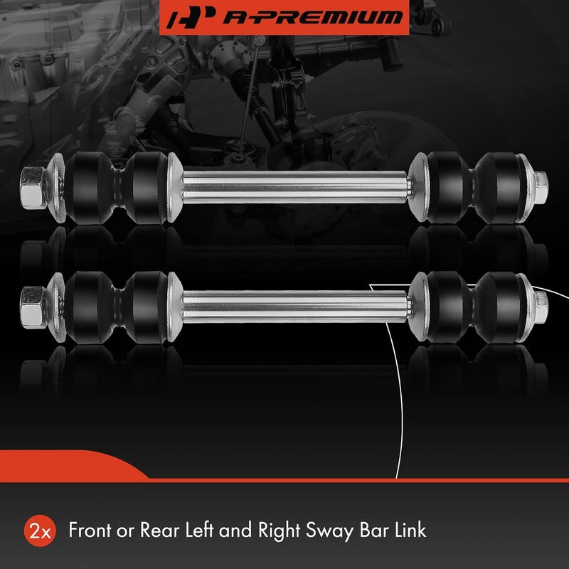 A-Premium 2 x Front or Rear Sway Bar Links Stabilizer Bar Links, Compatible with Ford Mustang, Crown Victoria, Chevrolet Express, Neon, GMC Savana, Lincoln Town Car, Dodge SX 2.0, Mercedes-Benz ML320 - Image 3