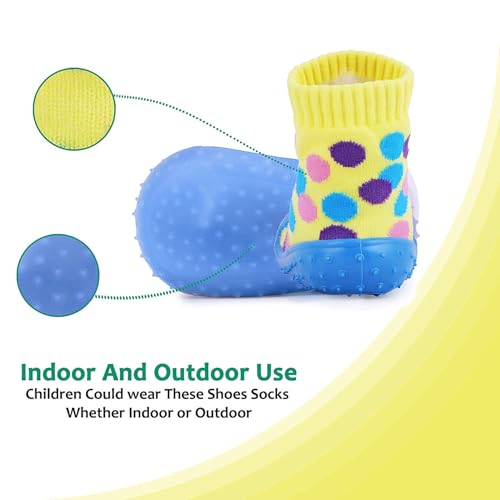 u-grow Baby Shoes Anti-Skid Breathable Soft & Comfortable Shoes (Euro SIZE-20) Yellow - Image 5