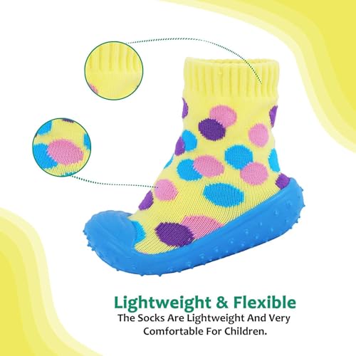u-grow Baby Shoes Anti-Skid Breathable Soft & Comfortable Shoes (Euro SIZE-20) Yellow - Image 4
