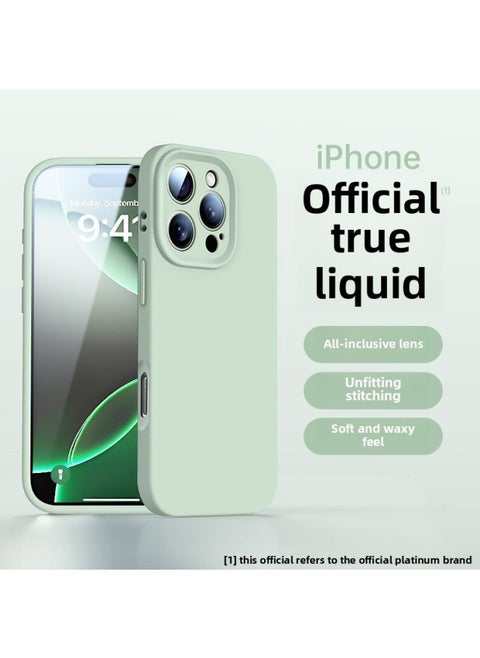 Premium For Apple Phone Case Liquid Silicone All-inclusive Lens Simple Protective Case Multiple Models Available
