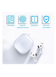 Generic Clear Case for AirPods 4/4th NC Generation Case, Compatible with AirPods 4/4 NC Gen (2024), Drop Protection Cover with Lanyard, Reduced Yellowing, Wireless Charging, Shock Resistant, Full Protection  - Image 3