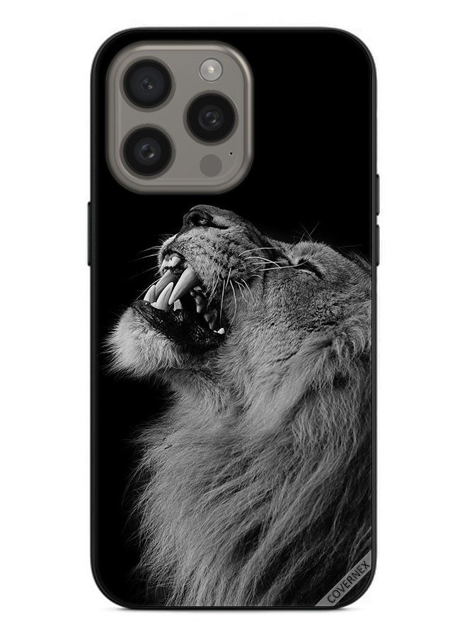 Covernex غطاء حماية لجهاز Apple iPhone 15 Pro أسد مفرح - Image 1