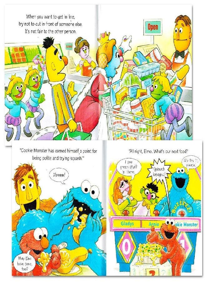 Sesame Street - Sesame Street Elmo Manners Books for Kids Toddlers -- Set of 8 - Image 1