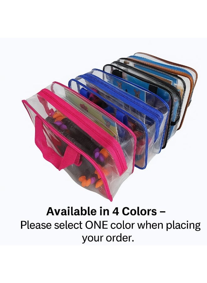 Pink Kids Travel Busy Bag –  Educational Toys & Activities for Girls,  Perfect for Car or Plane Trips - Image 4