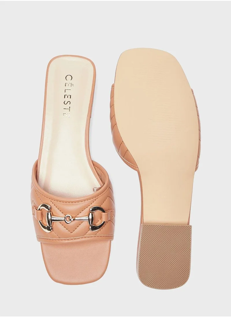Celeste Single Strap Flat Sandals