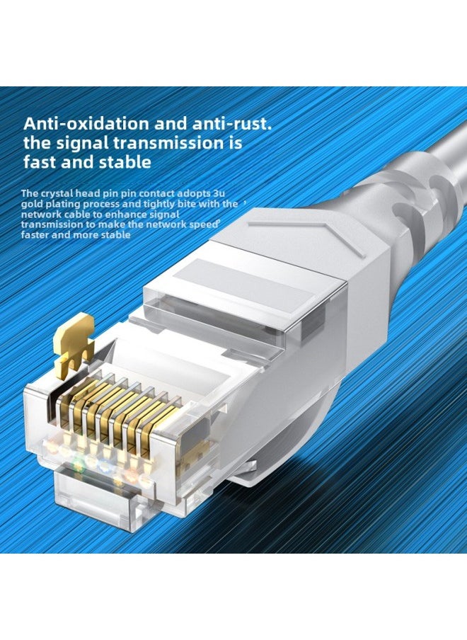 Generic Six Kinds Of Gigabit Network Cable CAT6 Computer Unshielded Finished Network Cable Broadband Twisted Pair Network Jumper-Color:Category 6 Network Cable Black (passed Fluk Test)-Line Length:0.5M  - Image 5
