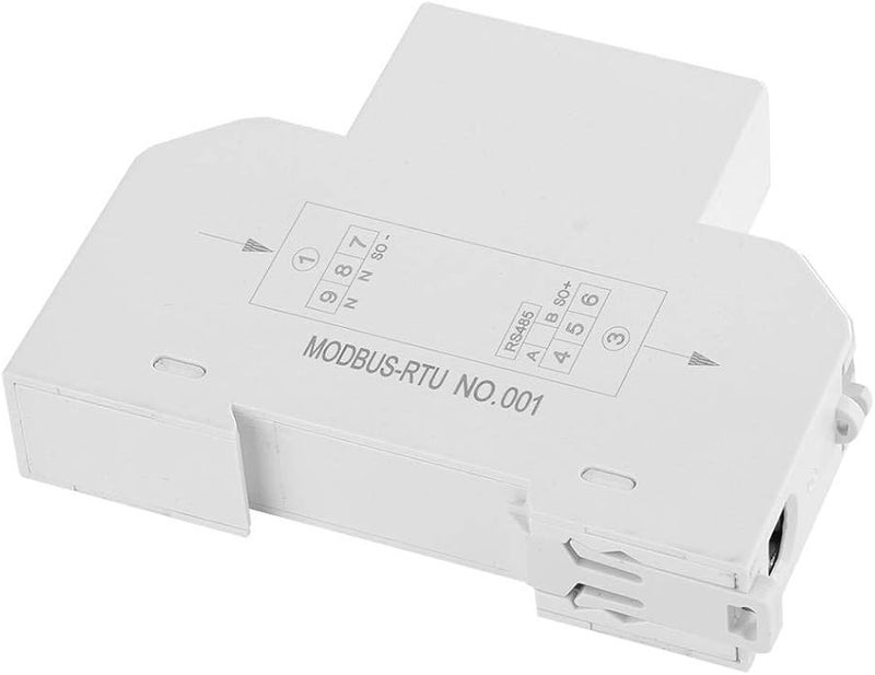 Single Phase Energy Meter 5 100A 220V RS485 MODBUS LCD Backlit Din Rail Watt - Image 3