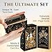Wyspell Tarot Cards with Guide Book Starlight Unique Tarot Deck for Beginners Traditional Symbolism Beautiful Modern Tarot Decks Gold - Image 4