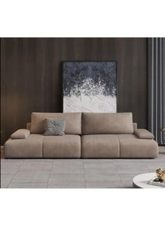 Comfynest 4-Seater Minimalist Sofa Set for Modern Living Rooms (Brown)  - Image 1