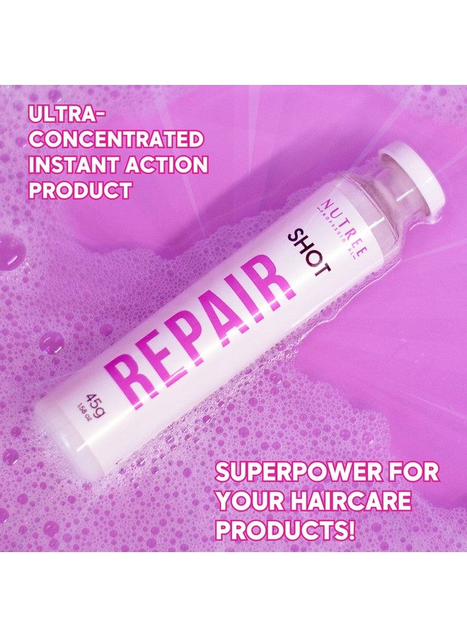 Nutree Professional Keratin Hair Treatment Repair Shot Effective Ultra 1.58 Oz Concentrated Instant Action (Keratin And Hyaluronic Acid 1.58 Oz) - Image 4