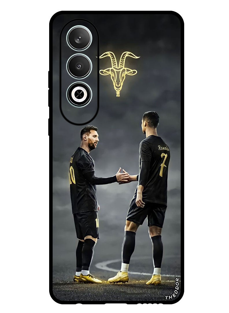 Protective Case Anti Scratch Shock Proof Bumper Cover For OnePlus Nord CE 4 Messi Ronaldo Goat