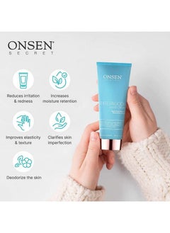 Onsen Secret Onsen Japanese Anti Aging Hand Cream Firming Hand Lotion Features Pagoda Flower Enzyme Wasabi Extract Infusion Hyaluronic Acid And Shea Butter For Clarified And Moisture Rich Skin 2 Packs (9.1 Oz)  - Image 5