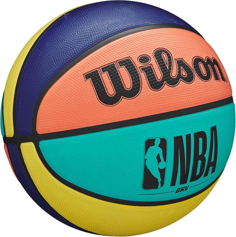 Wilson NBA DRV Outdoor Basketball - Multicolored, Size 7 (29.5 inches) - Image 2