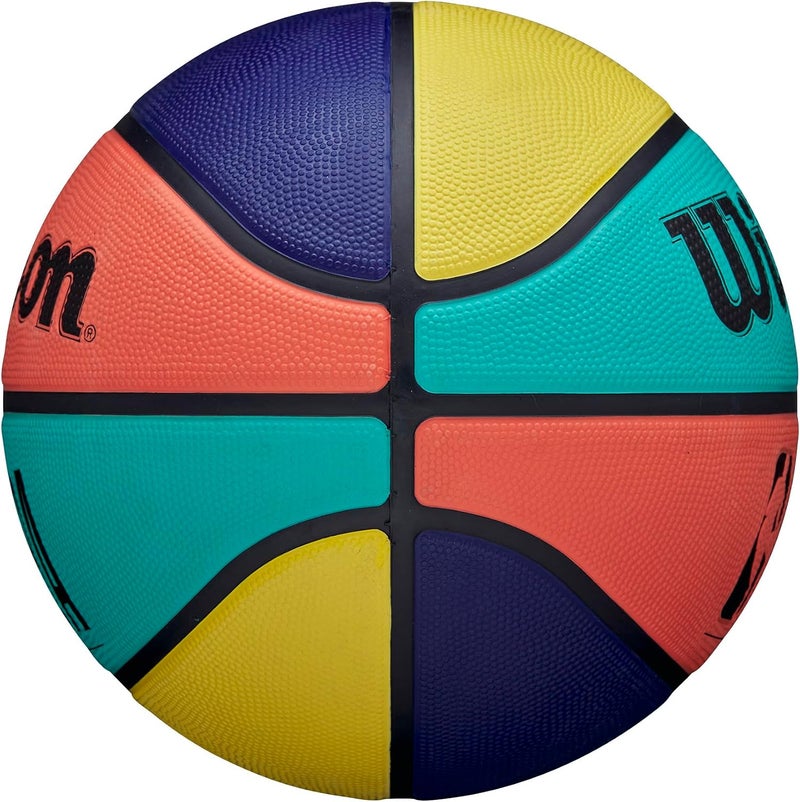 Wilson NBA DRV Outdoor Basketball - Multicolored, Size 7 (29.5 inches) - Image 4