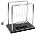 Sealive Newtons Cradle with Solid Wood Base 175 lb Heavy Duty Steel Balance Balls Large Physics Desk Toy for Office Decor Stress Relief STEM Learning Gift for Bosses Teachers Coworkers - Image 2