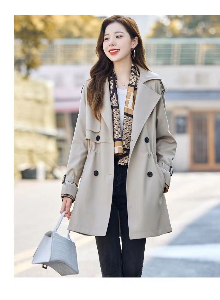 Loquat Fashionable And Simple Temperament Overcoat  - Image 1