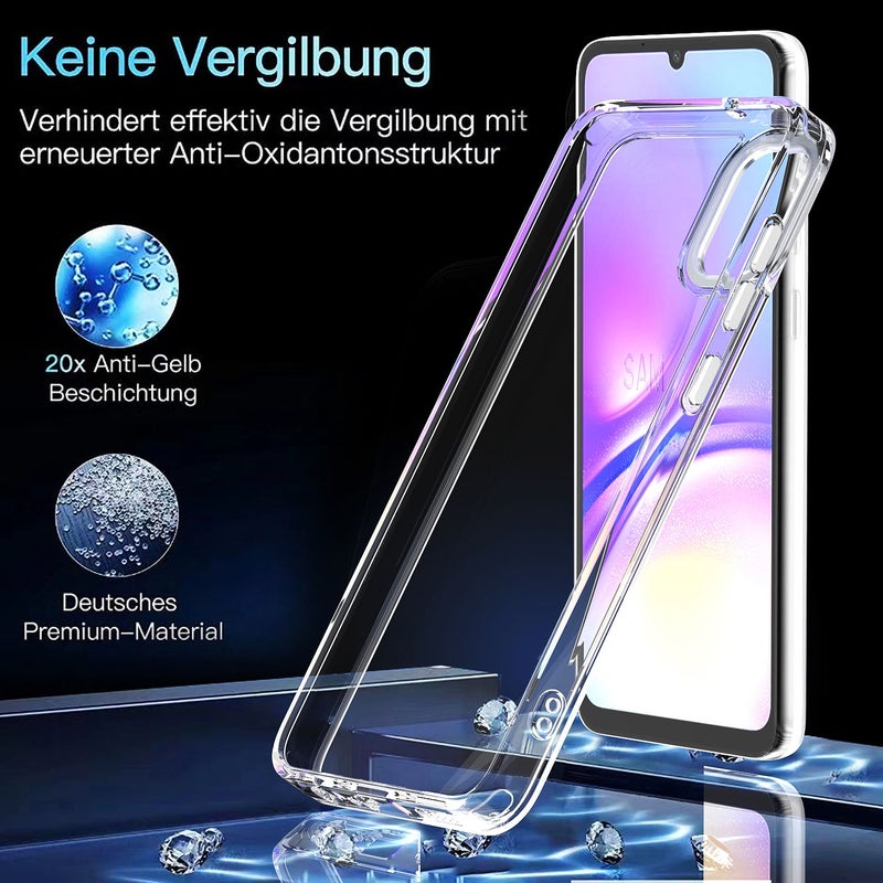 HuHa Protective Cover For Samsung Galaxy A05 Shine High Transparency Acrylic Phone Case(Purple) - Image 3