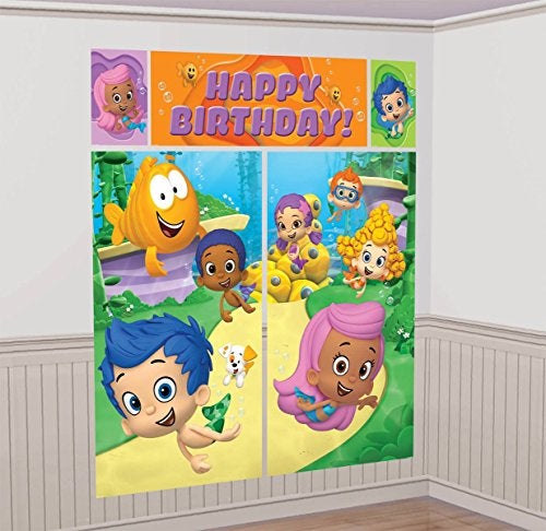 Amscan Bubble Guppies Wall Poster Decorating Kit (5pc) - Image 3
