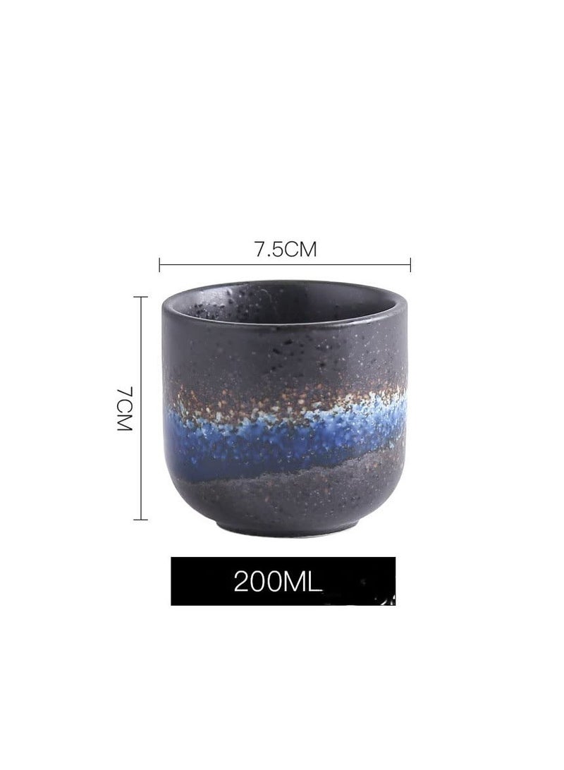 Excefore Ceramic Tea Cups, Kung Fu Tea Sets, Coffee Cups, Handmade Creative Simple Japanese Sushi Cups Cooking Cups - Image 4