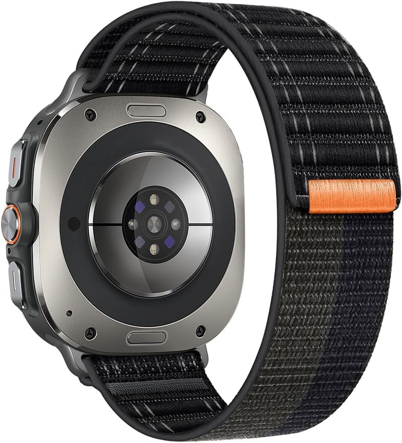ELECDON Nylon Fabric Strap Compatible with Samsung Galaxy Watch Ultra 47mm (2024), Breathable Soft Loop Band - Image 2