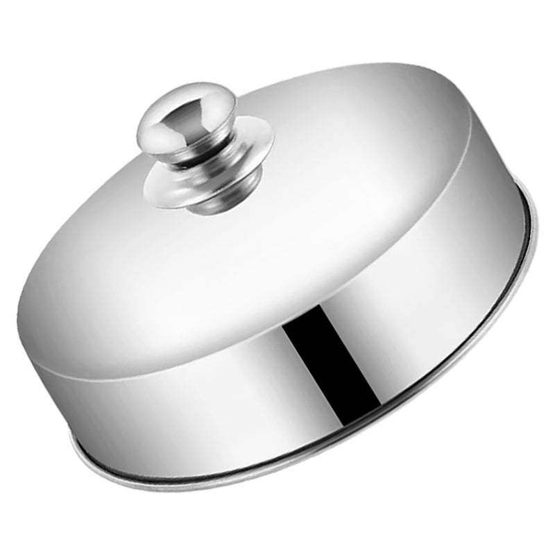 Stainless Steel Steamer Lid Steak Lid Round Steam Pot Dome Cover Protector Kitchen Accessory Food Protective Cover for Steaming - Image 1