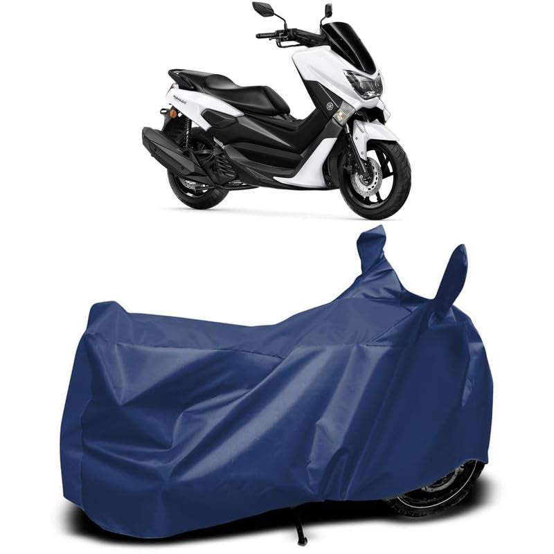 MADAFIYA Waterproof Two Wheeler Cover for Yamaha NMax 155 Bike All Season Protection Bike Cover for Rain & Sun (Navy) - Image 1