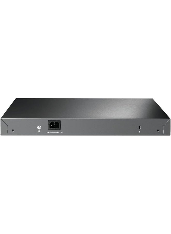 TP-LINK TL-SG3428XMP Jetstream 24-Port Gigabit Smart Managed L2+ PoE Switch with 4 10GE SFP+ Slots black - Image 2