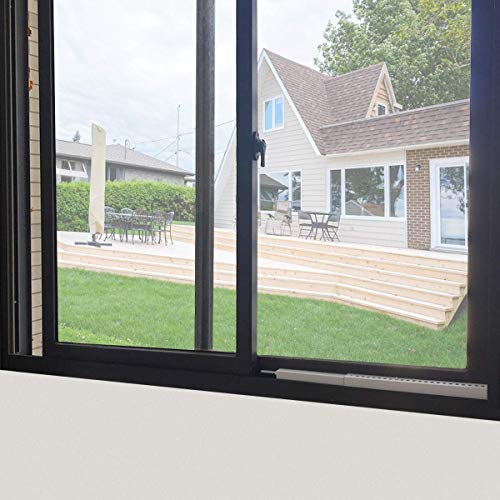 Jeacent Adjustable Window Security Bar, Patio Door Lock - Sturdy Steel, Extends from 15 1/2" to 29 1/2" - Image 2