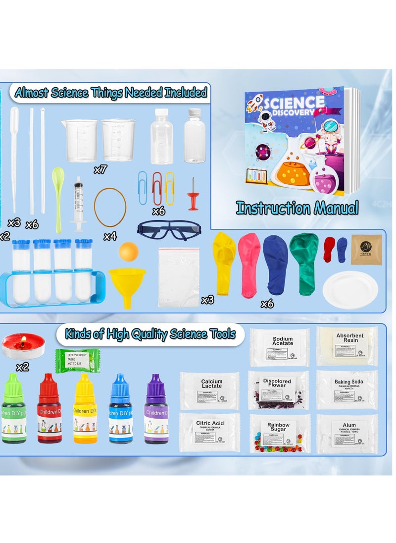 Excefore - 268 Science Experiments Science Kits, Volcano Eruptions, Chemistry STEM Projects, Magic Science, Suitable for Kids Age 6-8-12 5-8 - Image 1
