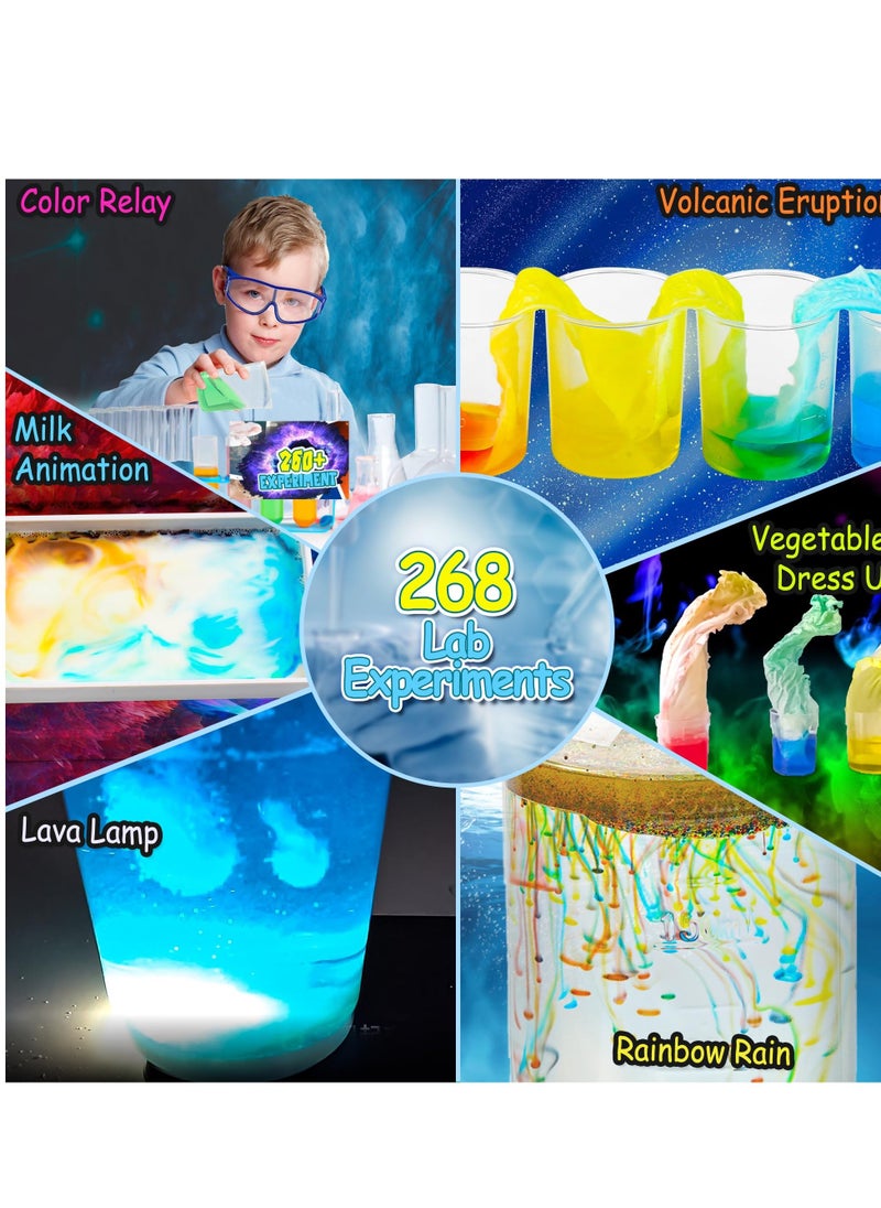 Excefore - 268 Science Experiments Science Kits, Volcano Eruptions, Chemistry STEM Projects, Magic Science, Suitable for Kids Age 6-8-12 5-8 - Image 1