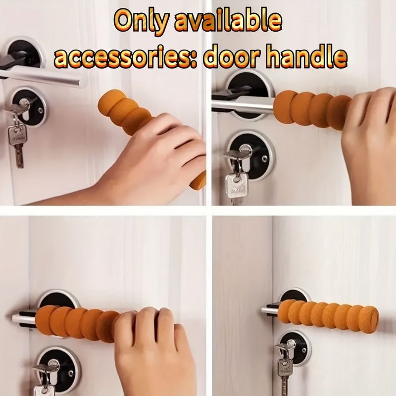 Set of 8 Blue EVA Door Handle Protectors Anti Static Collision Resistant Wall Protection - Image 3