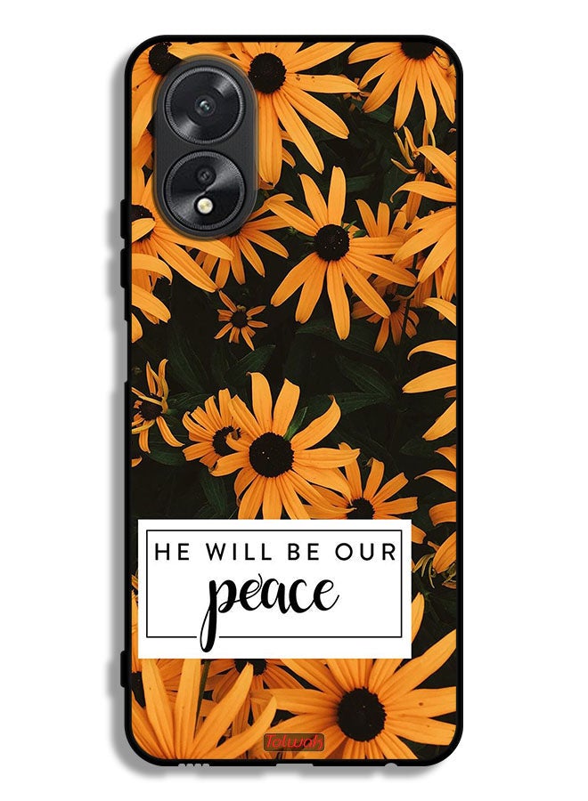 Tolwak Oppo A38 Protective Case Cover He Will Be Our Peace - Image 1
