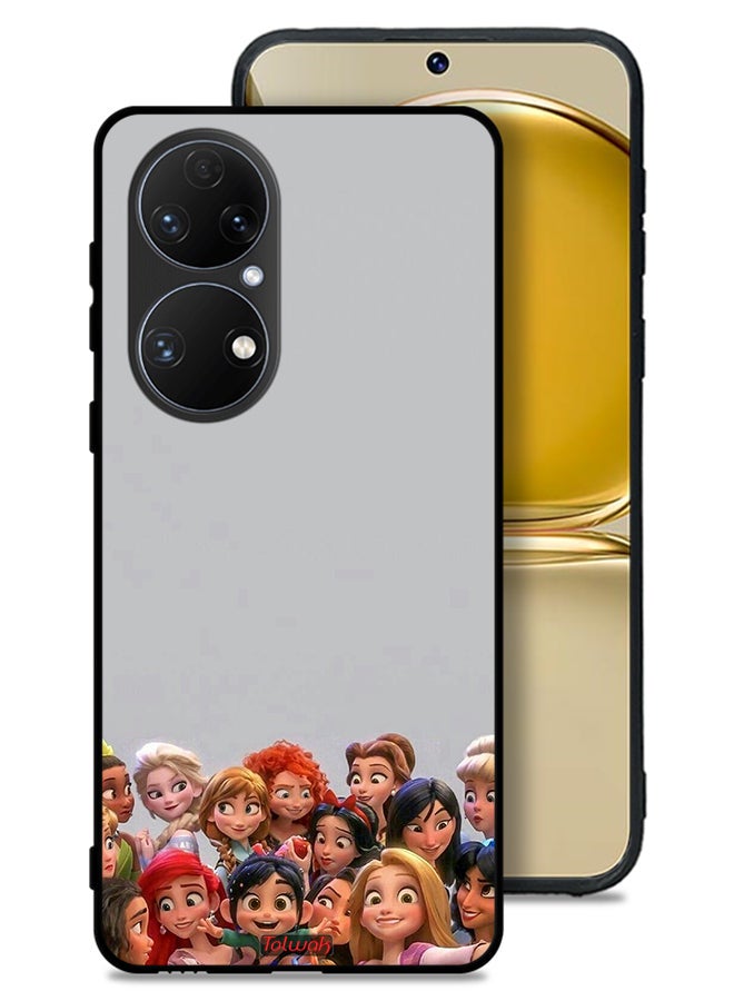 Tolwak Huawei P50E Protective Case Cover Friends Forever - Image 1