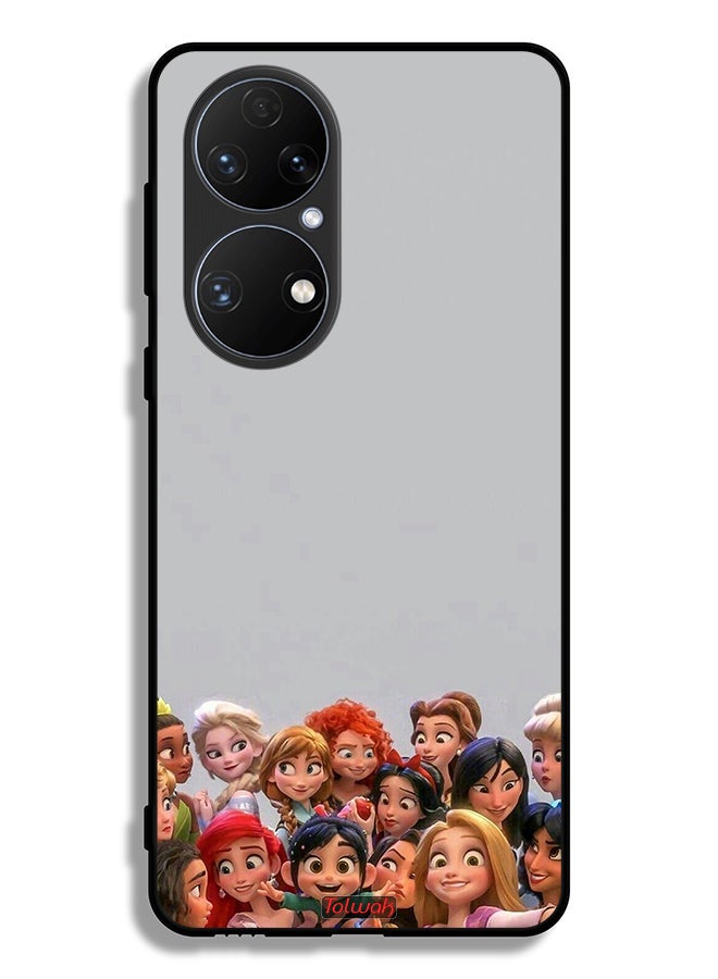 Tolwak Huawei P50E Protective Case Cover Friends Forever - Image 2